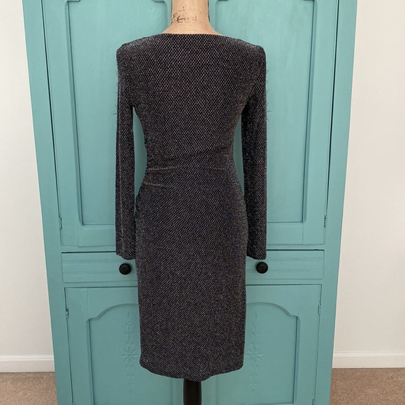 Lauren Ralph Lauren Dress. Size 2. Silver/Black sparkly material - Picture 5 of 14